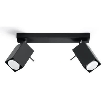 Afbeelding van LED Plafondspot zwart MERIDA 2 x GU10 aansluiting