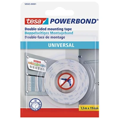 Afbeelding van tesa Powerbond Universeel Kleur: wit