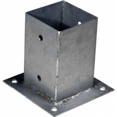 Afbeelding van Wovar Paalhouder op plaat 14.1 x 15 cm Per Stuk