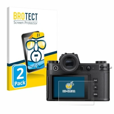 Afbeelding van BROTECT Screenprotector voor Leica SL3 Folie Beschermfolie transparant (2 Stuks)
