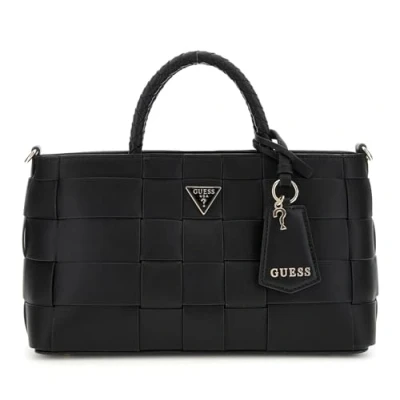 Afbeelding van GUESS Schoudertas Maylee Girlfriend Satchel Black Zwart