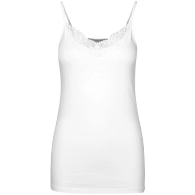 Afbeelding van VERO MODA top met kant VMINGE wit