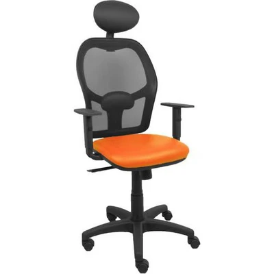 Afbeelding van Bureaustoel met hoofdsteun P&amp;C B10CRNC Oranje