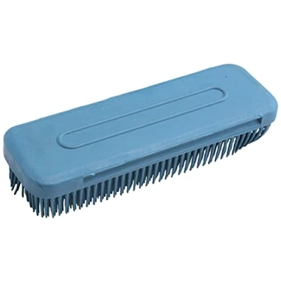 Afbeelding van Fripac Medis Kappers kledingborstel, natuurlijk rubber, afmeting 15 x 5 cm, blauw