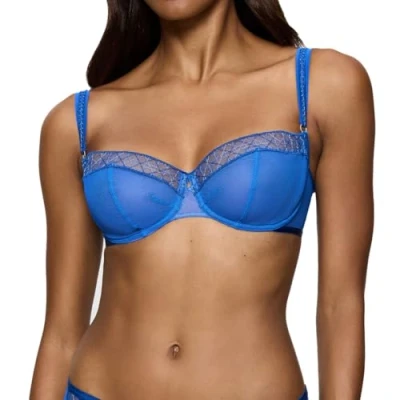 Afbeelding van Triumph Palina Cosmic Heartbeat Beugel BH, Dames, Maat: 80F, Illumines blue