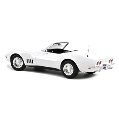 Afbeelding van Chevrolet Corvette Convertible 1969 Can Am Wit Model 1/18 Norev