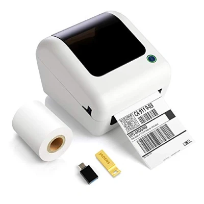 Afbeelding van JADENS Bluetooth Thermal Shipping Label Printer High Speed 4x6, ondersteunt PC en Mobiel, USB voor Mac, telefoon, compatibel met Ebay, Amazon, Shopify, Etsy, USPS