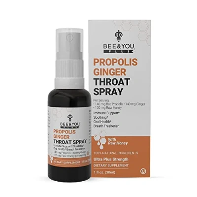 Afbeelding van Bee &amp; You Propolis Gember Keelspray 30ml