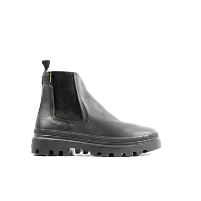 Afbeelding van Palladium Trooper Chelsea Enkellaarsjes met plateauzool, Dames, Maat: 36, black Schoenen