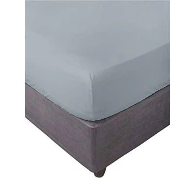 Afbeelding van Miracle Home. Hoeslaken 100% geborstelde microvezel, elastisch, anti pilling. 135X200. Bed 135. Grijs