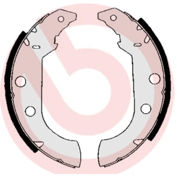 Afbeelding van Brembo Remschoen set S 61 517