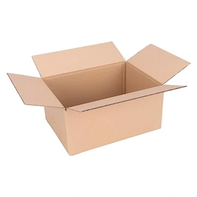 Afbeelding van verpacking 200 vouwdozen verzenddozen DHL dozen 250 x 175 100 mm, 1 golf, KK 24