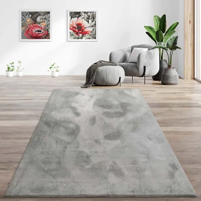 Afbeelding van Laagpolig Vloerkleed Svea Grijs 160x230 Cm