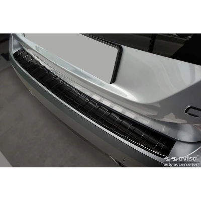 Afbeelding van Avisa Zwart RVS Achterbumperprotector passend voor Citroën C4/e C4 III 2020 &#039;Ribs&#039;