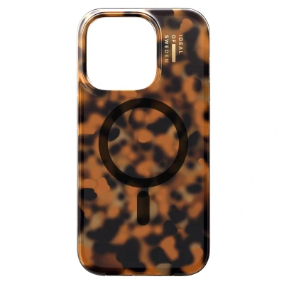Afbeelding van Apple iPhone 14 Pro MagSafe Hoesje Kunststof iDeal of Sweden Hardcase/Backcover Tortoise Telefoonhoesje