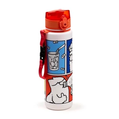 Afbeelding van Puckator Drinkfles onbreekbaar, 600 ml Kat Simon&#039;s Cat POP Style