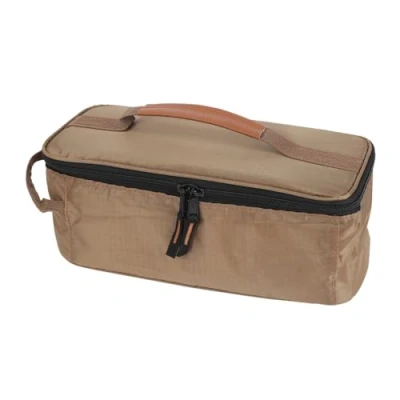 Afbeelding van MiOYOOW Camp Keukengerei Organizer Bag, Draagbare Camping Kookgerei Opbergzakje Waterdichte Grill Accessoire Draagtas met Opknoping Loop voor Wandelen Barbecue, Kaki