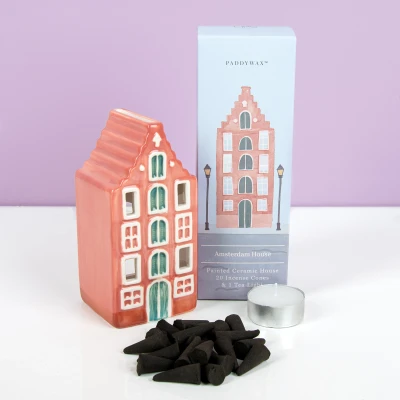 Afbeelding van Huisje Geurbrander Amsterdams Grachtenpand van Paddywax