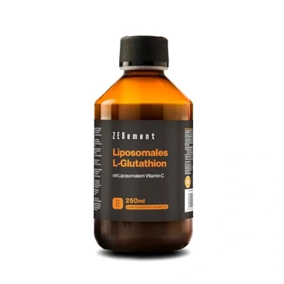 Afbeelding van Liposomaal Glutathione Supplement met Vitamine C, actieve vorm L glutathionreductase (GSH) Krachtige antioxidant voor optimale celbescherming, 250 ml Zenement
