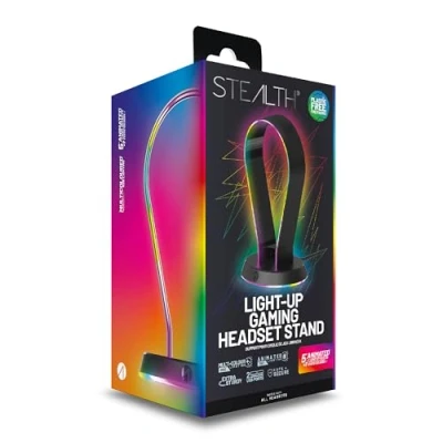Afbeelding van Stealth Lichtgevende Gaming Headset Standaard, Hoofdtelefoonstandaards, Zwart
