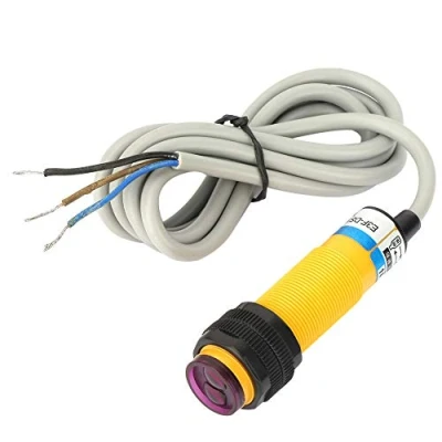 Afbeelding van E3F DS10P1 Infrarood fotocel 10 cm inductieve afstandssensor M18 Infraroodstraalreflectie 3 draads NPN normaal open DC 6 36V