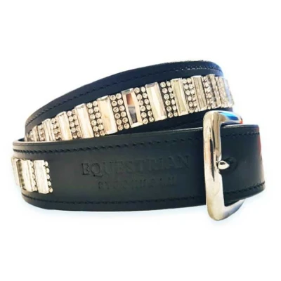 Afbeelding van Equestrian Stockholm SS&#039;24 Modern Breeze Contest Riem Zwart