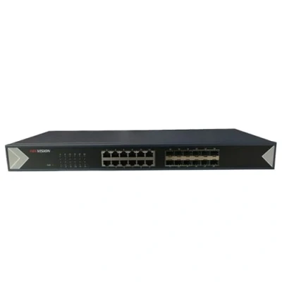 Afbeelding van Hikvision DS 3E0524TF netwerk switch Unmanaged L2 Gigabit Ethernet (10/100/1000) 1U Zwart