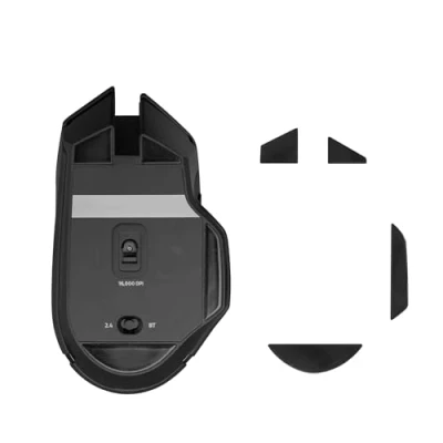 Afbeelding van kwmobile muis voeten sticker geschikt voor Razer Basilisk X Hyper Speed Computermuis glijder Stickers in zwart