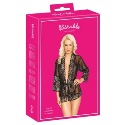 Afbeelding van Kissable Kimono, zwart, L/XL