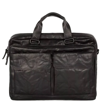 Afbeelding van Spikes &amp; Sparrow Berry Business Laptopbag 17&quot; black Laptoptas