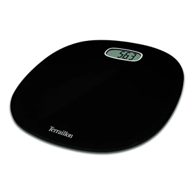Afbeelding van Digitale Personenweegschaal Terraillon Pop First 160 kg Kristal Zwart