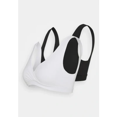 Afbeelding van Lindex Nursing WRAP 2 PACK Triangel BH, Dames, Maat: 36/38, Combi