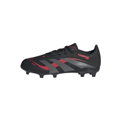 Afbeelding van adidas Performance Predator League Unisex Voetbalschoenen met kunststof noppen voor kinderen, Maat: 33, Core black/grey four/lucid red