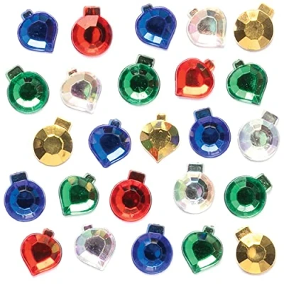 Afbeelding van Baker Ross FX344 Zelfklevende Acryl Kerstballen Set van 300, kinderenkunsts and kunsts benodigdheden, Stickers voor kinderen, Kerststickers, Versieringen knutselen