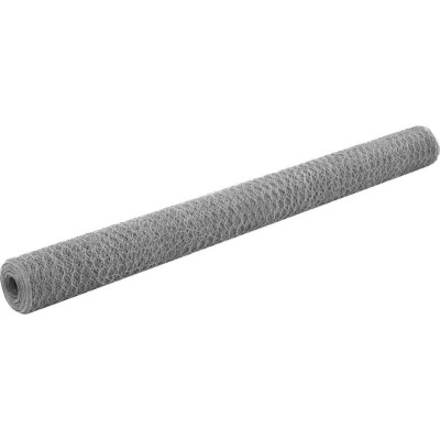 Afbeelding van vidaXL Kippengaas 25x1,5 m gegalvaniseerd staal zilverkleurig