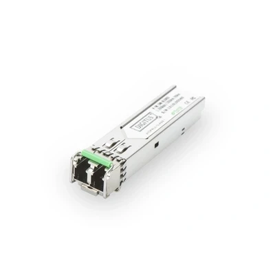 Afbeelding van DIGITUS Universele Gigabit SFP module 1,25 Gbit/s Mini GBIC voor single mode glasvezelkabel LC Duplex 1550 nm golflengte 80 km bereik Plug &amp; Play