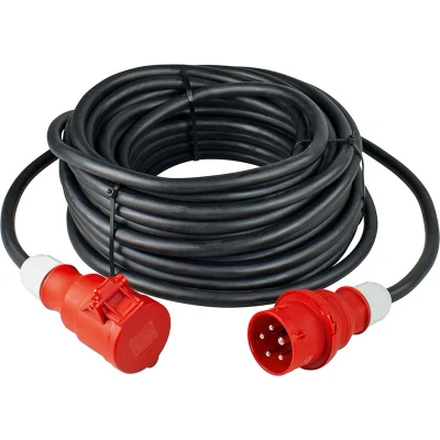 Afbeelding van AS Schwabe 61205 Stroom Verlengkabel 16 A Zwart 5.00 m H07RN F 5G 1,5 mm²