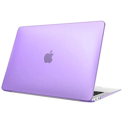 Afbeelding van Fintie Hoes compatibel met MacBook Air 13 (2018 2020 vrijgave) A2337 M1 A2179 A1932, ultradunne matte hardcase beschermhoes Snap Case 13&quot; Retina, (Lavendel)