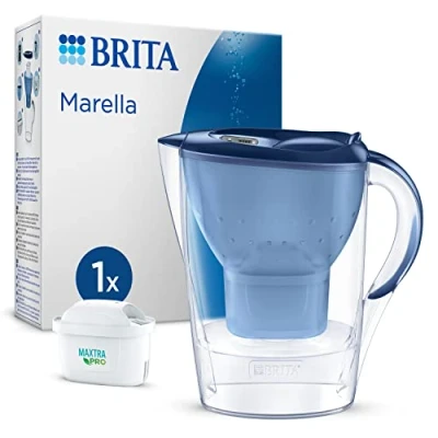 Afbeelding van BRITA Waterfilterkan Marella Cool 2,4L Blauw incl. 1 MAXTRA PRO Waterfilters (SIOC Duurzaam verpakt)