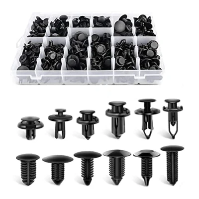 Afbeelding van kunststof klinknagels, 240 stuks, bumpers, universele klinknagels voor auto, 12 gangbare maten, autobumper, kunststof, paneel, sealing stripclips
