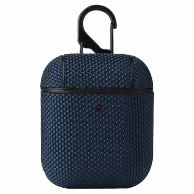 Afbeelding van AirPods 1/2 hoesje Hardcase Business series Blauw Optimale bescherming voor jouw