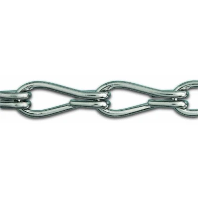 Afbeelding van Chapuis LVBT2 dubbele ketting, vernikkeld staal, 5 kg, diameter 1,6 mm, lengte 2,5 m