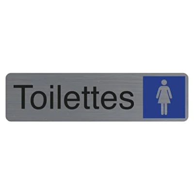 Afbeelding van Exacompta 67163E Plaque adhésive Toilettes dame FR