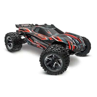 Afbeelding van Traxxas Rustler 4X4 VXL HD TQi TSM (zonder batterij/lader) Rood