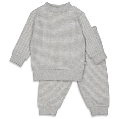 Afbeelding van Feetje Pyjama Basics Grijs Melange Maat 62