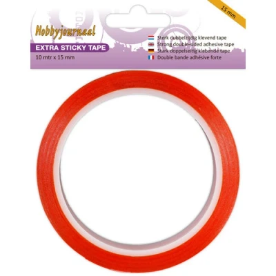 Afbeelding van Hobbyjournaal Extra Sticky Tape 15 mm