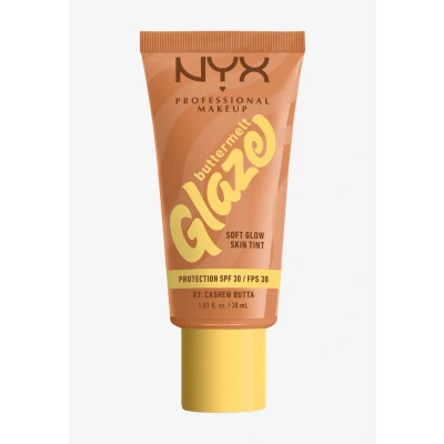 Afbeelding van NYX Professional Makeup Buttermelt Glaze Foundation LSF 30 Foundation, Maat: ml, Cashew butta