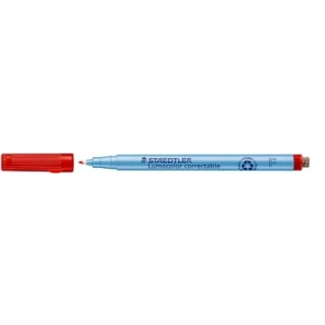 Afbeelding van Staedtler LumoColor Correctable 305 universele pen rood