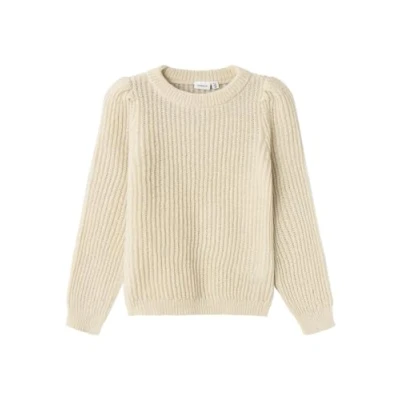 Afbeelding van NAME IT Nkfnajamaj Ls Knit gebreide trui voor meisjes, zoemer zand, 116