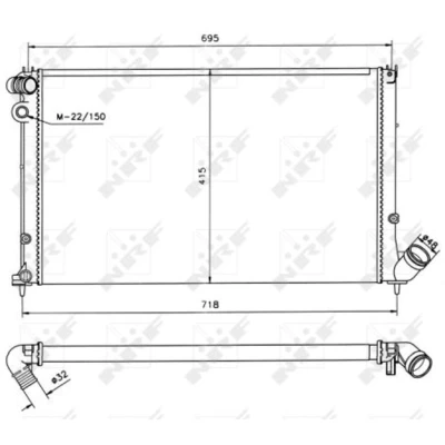 Afbeelding van NRF Radiateur 58019